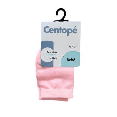 Imagem de Meia Bebê Lisa Básica Algodão AvulsaTamanho 17 a 21 - Centopé, 17 a 21