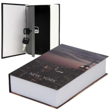 Imagem de Cofre Camuflado Em Forma De Livro Decorativo Porta Joias - UnyHome, Ne