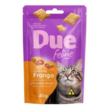 Imagem de Petisco Due Feline Nuggets Sabor Frango Para Gatos - 40g