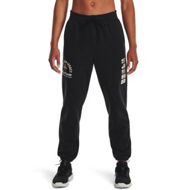 Imagem de Calça de Treino Feminina Under Armour Project Rock, Preto, M