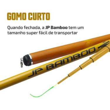 Imagem de Kit ML Vara Telescópica JP Bamboo - Jaú Pesca, 5.40M