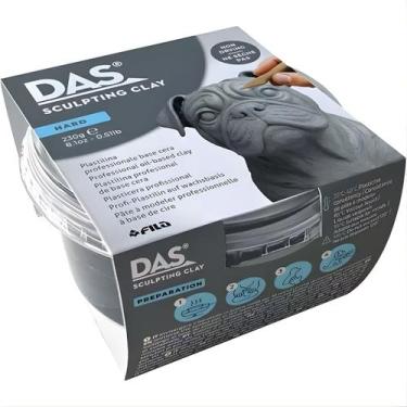 Imagem de Massa para Modelar DAS Sculpting Clay Cinza Hard 230g, Cinza, HARD