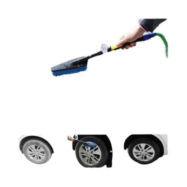 Imagem de Escova De Limpeza De Carro Com Cabo Longo E Adaptador De Mangueira, Fe