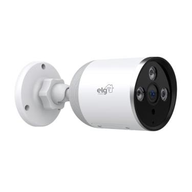 Imagem de ELG, SHCF601, Câmera Externa Full Color 1080P IP65, Lente 3.6mm, Grava Full HD 1080p, Inteligente, Wi-Fi, Protocolo ONVOF, Perfil S, Branco