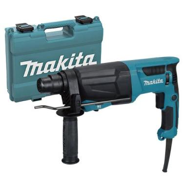Imagem de Martelete PerfuroRompedor SDS Plus Makita HR2470 800W 220V com Maleta,