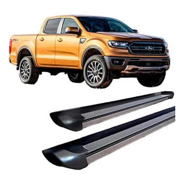 Imagem de Estribo Ranger 2013 a 2020 Personalizado Preto Brilhante C/D