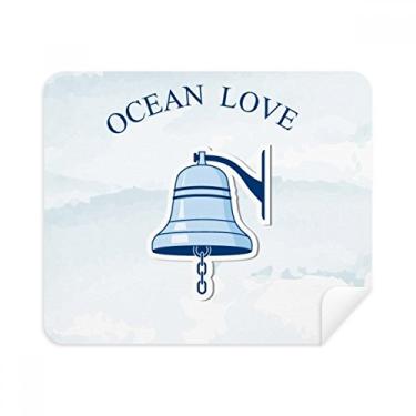 Imagem de Pano de limpeza de tela Bell Ocean Love Sea Sailing 2 peças de tecido de camurça