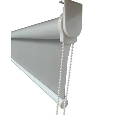 Imagem de Cortina, Persiana Rolon Rolo Blecaute Cor Cinza (1,60Larg. x 1,40Alt.) Blackout 100% veda a luz…