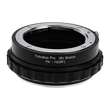 Imagem de Fotodiox DLX Stretch Lens Mount Adapter - Pentax K Mount (PK) Lens SLR para Fuji X-Series Mirrorless Camera Body com Macro Focusing Helicoid e Magnetic Drop-in Filters