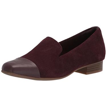 Imagem de Clarks Mocassim feminino Tilmont Step, Camurça vinho, 7.5