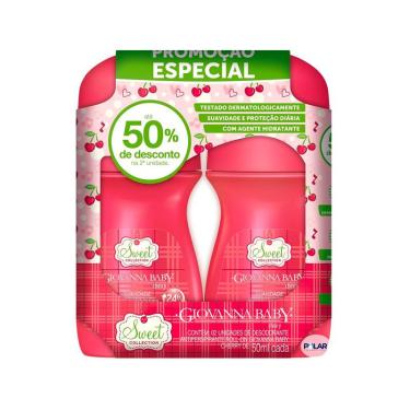 Imagem de Kit Desodorante Roll-on Giovanna Baby Cherry 2Uni. 50ml Cada