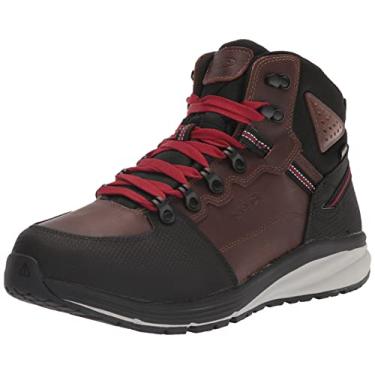 Imagem de KEEN Utility Tênis masculino Red Hook altura média bico macio impermeável Armazém trabalho, Tabaco/Preto, 8 Wide