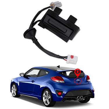 Imagem de Tampa Externa com Trava HDL com Câmera para Motor Hyundai Veloster 1.6L V4 (2012-2017) - Substitui 812602V010 - Yinlowa 81260-2V010 Hatch Button 80001043