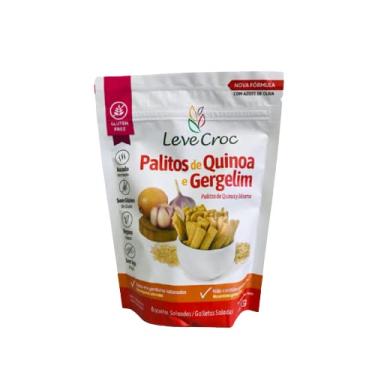 Imagem de Kit 3X: Biscoito Palito Quinoa/Gergelim S/Gl Leve Crock 120g