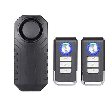 Imagem de Mengshen Alarme De Motocicleta Sem Fio Para Bicicleta, Alarme De Segurança Antifurto à Prova D'água Com Som Superalto De 113 db (2 Controles Remotos Incluídos)