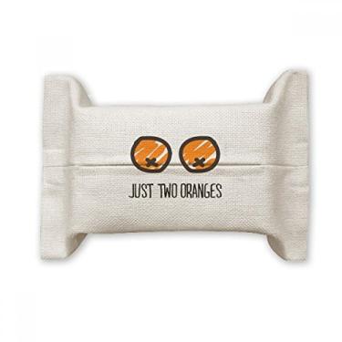 Imagem de Just Oranges – Bolsa de linho de algodão com desenho divertido laranja
