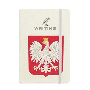 Imagem de Caderno de anotações com emblema nacional da Polônia Europa A5