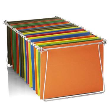 Imagem de Officemate Moldura de arquivo pendurada, 60,96 cm - 68,56 cm, tamanho carta, aço, 1 conjunto (91964)