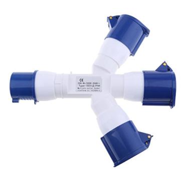 Imagem de 220V 32A 3Pin Socket Industrial Site Divider 2P + E
