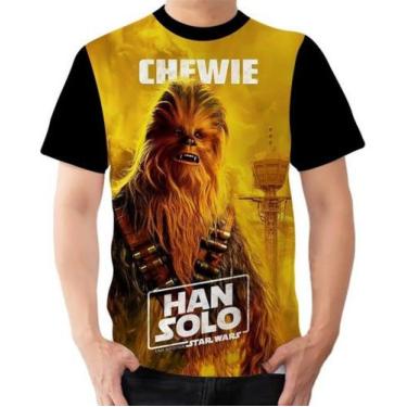 Imagem de Camisa Camiseta Chewbacca Chewie Han Solo Copiloto Wookiee - Estilo Vi
