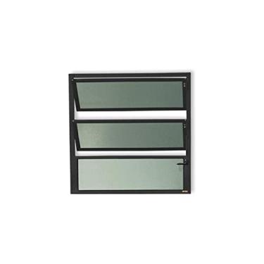 Imagem de Basculante Plus Vidro Boreal 60cm x 60cm Brimak Preto