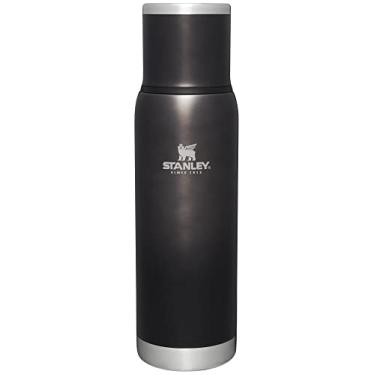 Imagem de Stanley Garrafa a vácuo Adventure-To-Go 1,1 qt | Boca larga com tampa de copo à prova de vazamento | Mantenha as bebidas quentes ou frias | Embalável para viagens | Garrafa térmica de aço inoxidável