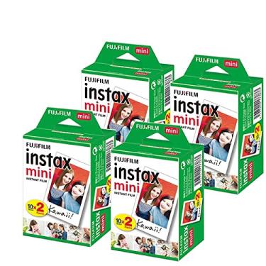Imagem de Fujifilm Instax Mini Instant Film Branco 80 Folhas de Papel Foto Colorido para Câmeras Fuji Mini 9, Mini 8, Mini 7s, Mini 8+, Mini 70, Mini 90, Share Printer SP-2, SP-1, Polariod 300