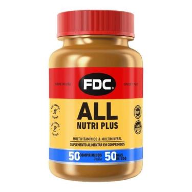 Imagem de Polivitamínico All Nutri Plus 50 Comprimidos Fdc Importado - Fdc Vitam
