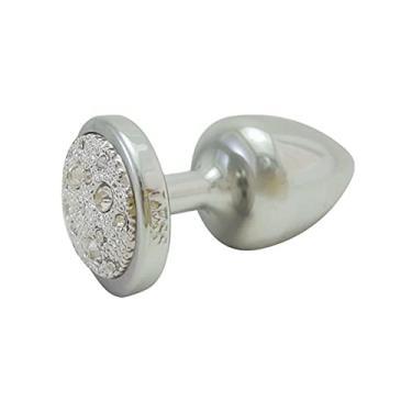 Imagem de Hard Plug Anal P Cromado Com Pedra Cromado -