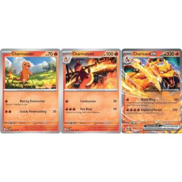 Imagem de Charizard ex 066/165 - Pokemon 151 - Double Rare - Evolution 3 Card Set - Charmander Charmeleon