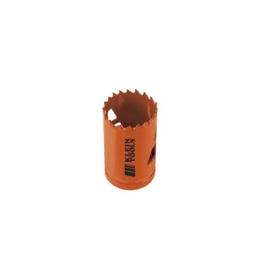Imagem de Klein Tools Serra de furo bimetálica 31922, 3 cm para corte de aço inoxidável, aço suave, drywall, madeira e plástico, com fácil remoção de lesmas