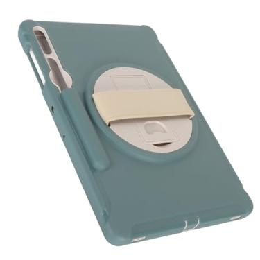 Imagem de Capa para Tab S9, Capa Protetora Robusta para Tablet Com Alça de Mão e Suporte para Tab S9 Plus, X810, S7 Plus, S7FE, S8 Plus (Verde)