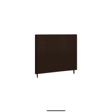 Imagem de Cabeceira Style 1,93 marrom king decoração super luxo linha quartos sofisticados - Jbe...