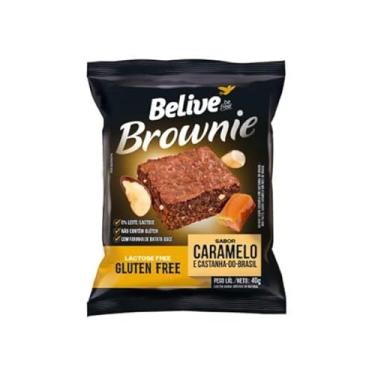 Imagem de Brownie Zero Glúten, Zero Lactose Belive Caramelo E Castanha Do Brasil 40g