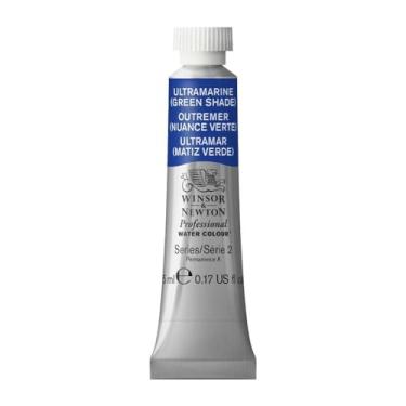 Imagem de Winsor & Newton Tinta profissional para aquarela, tubo de 4,8 g, sombra verde ultramarino