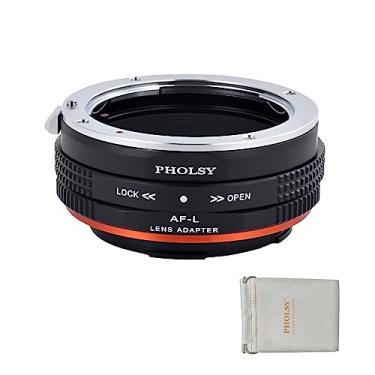 Imagem de PHOLSY Adaptador de montagem de lente com anel de controle de abertura compatível com lente Sony A Minolta AF para corpo de câmera Leica L compatível com Leica SL2, SL2-S, CL, TL2, Lumix S5, S1, BS1H,