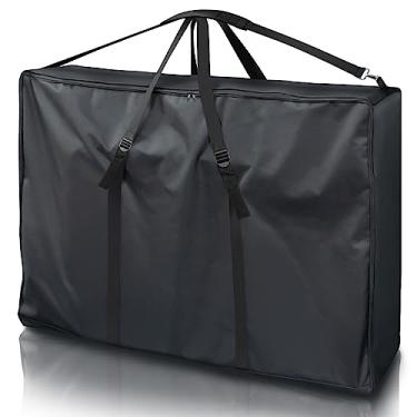 Imagem de Kovshuiwe Bolsa grande de armazenamento de cadeira externa, bolsa de transporte de cadeira 600D para capa de cadeira de gravidade zero, estojo de transporte de cadeira dobrável resistente, sacos de mudança extra grandes com zíper