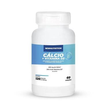 Imagem de Cálcio + Vitamina D3  - 120 Cápsulas - NewNutrition-Unissex