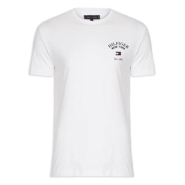 Imagem de Camiseta Tommy Hilfiger Arch Varsity Tee Preto-Masculino