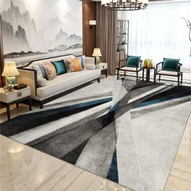 Imagem de Mesa de chá tapete abstrato quadrado estudo quarto casa sala de estar tapete cama cobertor,Abstração4,100CMX200CM