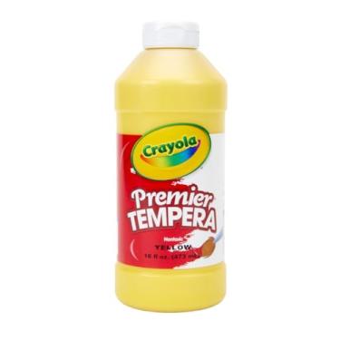 Imagem de Crayola Tinta Têmpera, tinta amarela para crianças, 473 ml