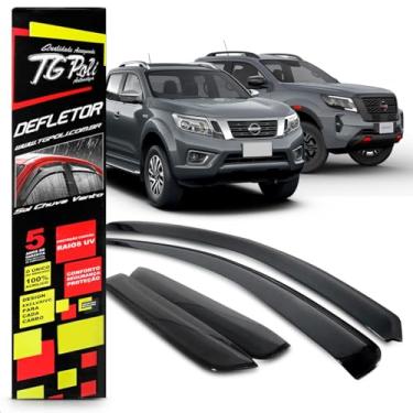 Imagem de Calha Chuva Defletor Inteiriça Slim Frontier 4 Portas 2017 2018 2019 2020 2021 2022 2023 Fumê