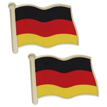 Imagem de REAL SIC Alfinetes de lapela de bandeira premium (Reino Unido, França, Alemanha, Índia, China, República Dominicana, México) - Botão de lembrança patriótica e cerimonial para homens e mulheres.