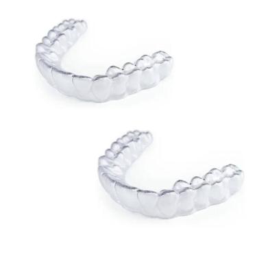 Imagem de Placa Para Bruxismo Moldavel Aparelho Transparente 02 Uni