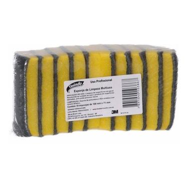 Imagem de Esponja Dupla Face 3M Tinindo Com 10 Unidades
