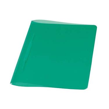 Imagem de Pasta Grampo Trilho Plástica x 10 Unidades, Polibras 160608, Verde