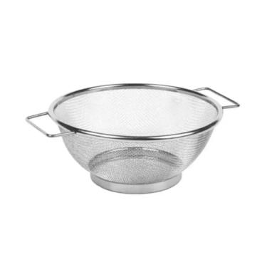 Imagem de Escorredor Inox Macarrão Legumes Verduras Inox - 24cm