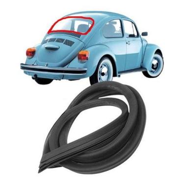 Imagem de Borracha Vidro Traseiro Vigia Fusca 1967 A 1996 Sem Friso - Disk Bor