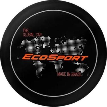 Imagem de Capa De Estepe Global Laranja Com Cabo De Aço E Cadeado - Splody