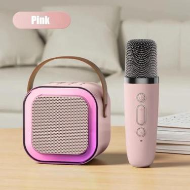 Imagem de Caixa de som - ROSA Bluetooth Karaoke com2 Microfone, Luzes LED e Dive
